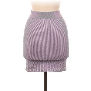 Aura Purple Mini Skirt, Large